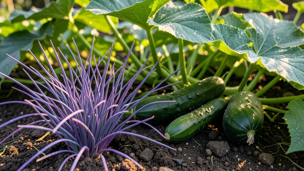 Chives for Onion Family Pest Protection