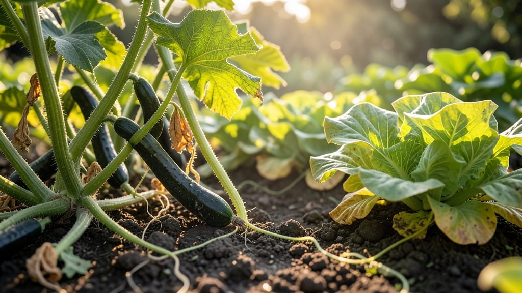Lettuce for Shade and Pest Deterrence