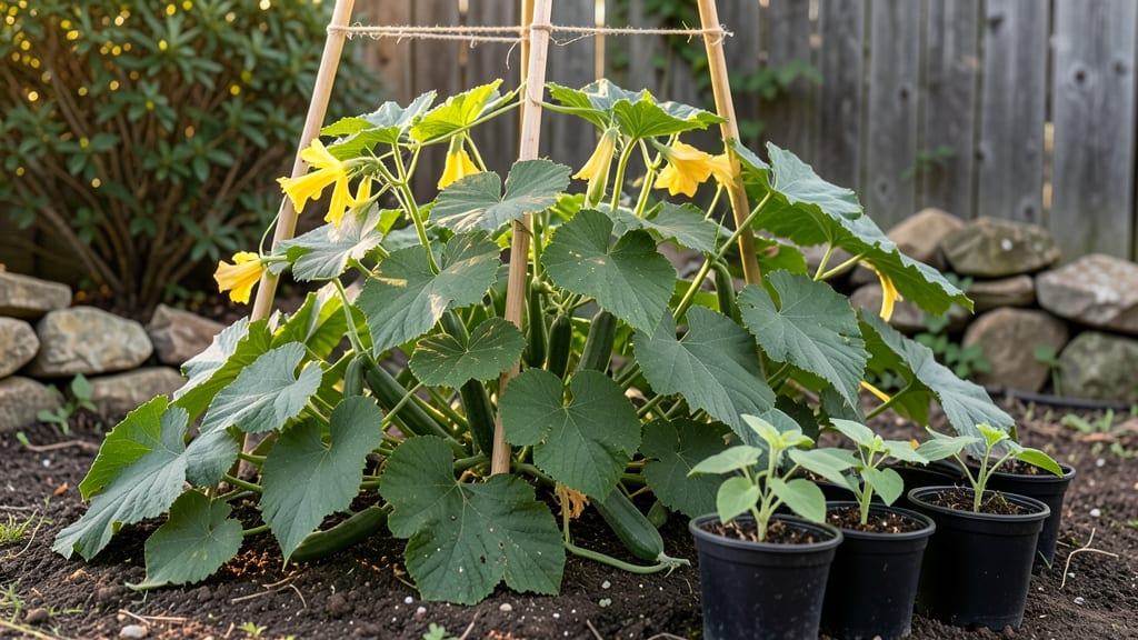How Many Cucumber Plants Per Pot: Container Spacing Secrets for Bushy Vines