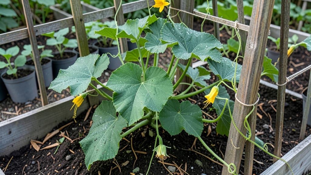 How to Hang Cucumber Plants: Trellis Secrets for Bushy Growth and Space-Saving Abundance