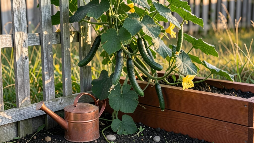 Burpless Cucumber Plants: No-Bitter Harvest in 55 Days
