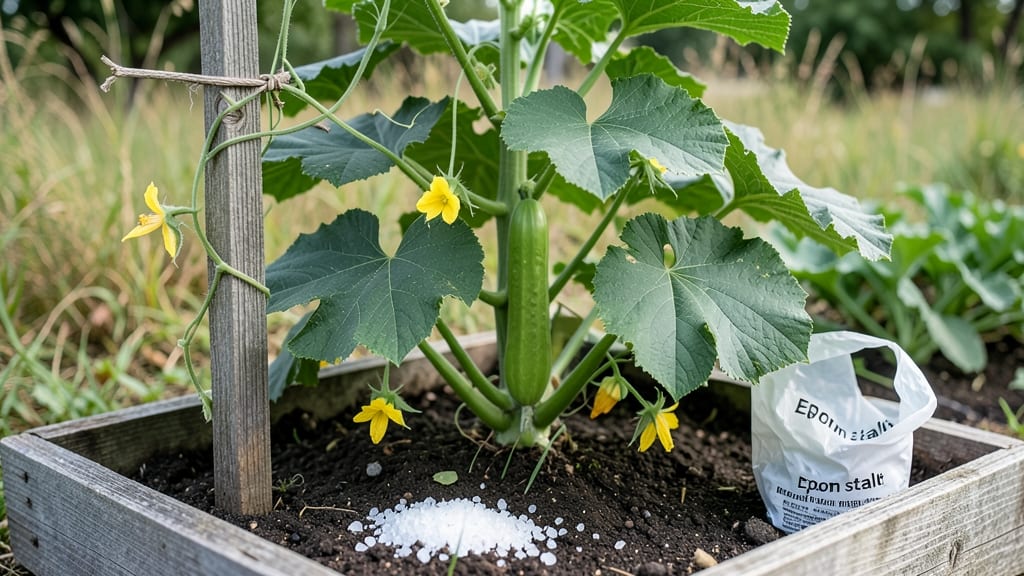 Epsom Salt for Cucumber Leaves: How It Boosts Magnesium and Prevents Deficiencies