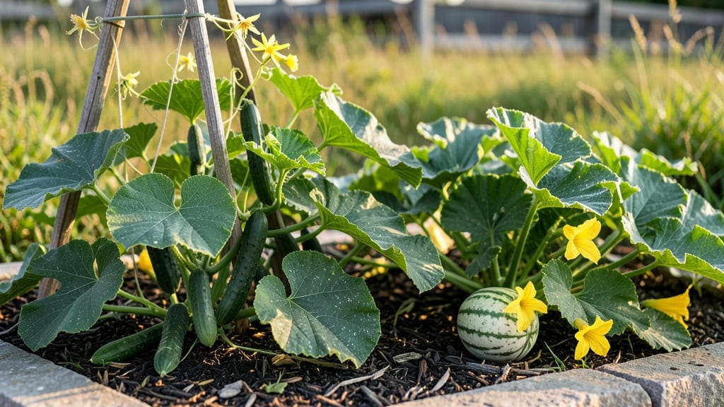 Cucumber and Watermelon Growing Guide: Pole-Friendly Varieties for Compact Gardens