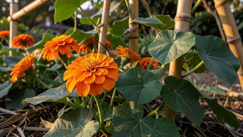 Marigolds to Repel Cucumber Beetles
