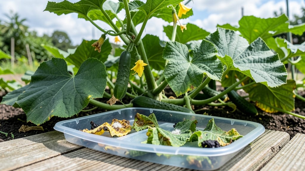 Cucumber Plant Diseases: Diagnosis Chart for Common Fungal and Bacterial Threats