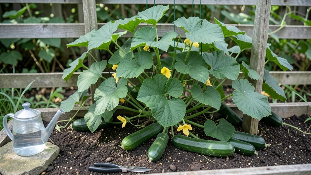 Burpless Hybrid Cucumber Growing Guide: Pole-Friendly Variety With Zero Bitterness