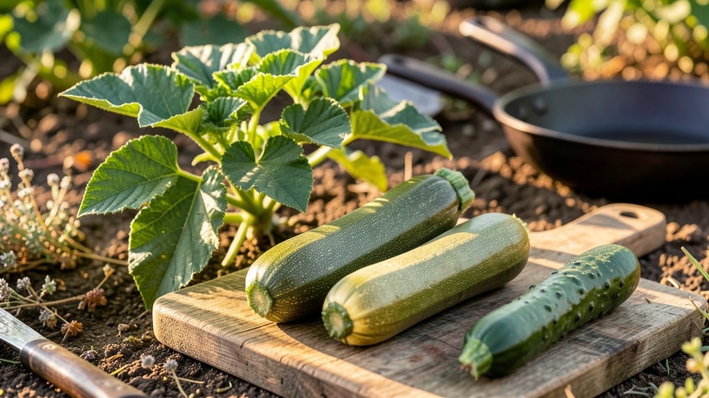 Zucchini with Compact Growth Habits