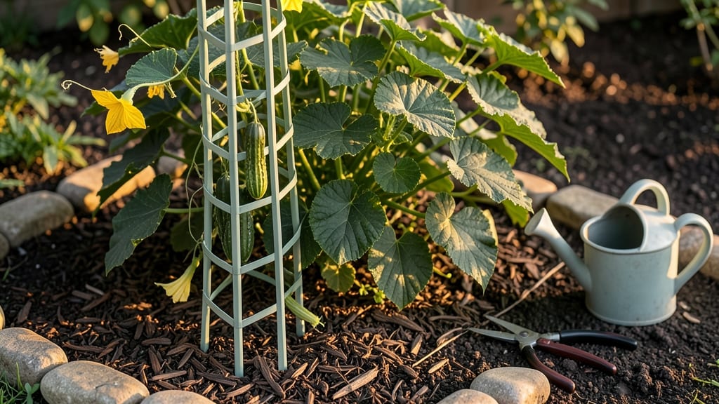Patio Snacker Cucumber Plant: Compact Trellis-Friendly Variety for Small-Space Harvests