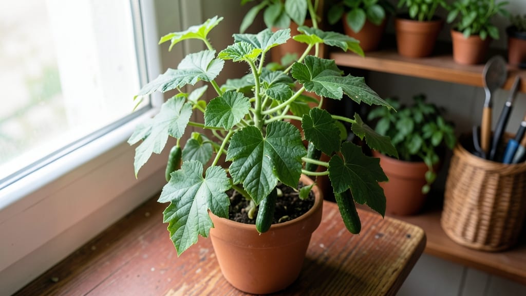Bush Champion Cucumber for Quick Harvests