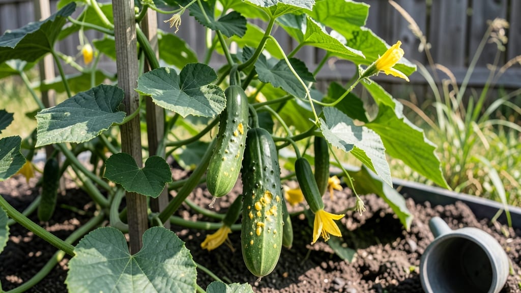 Yellow Spots on Cucumbers: Copper-Free Fix for Healthy Harvests