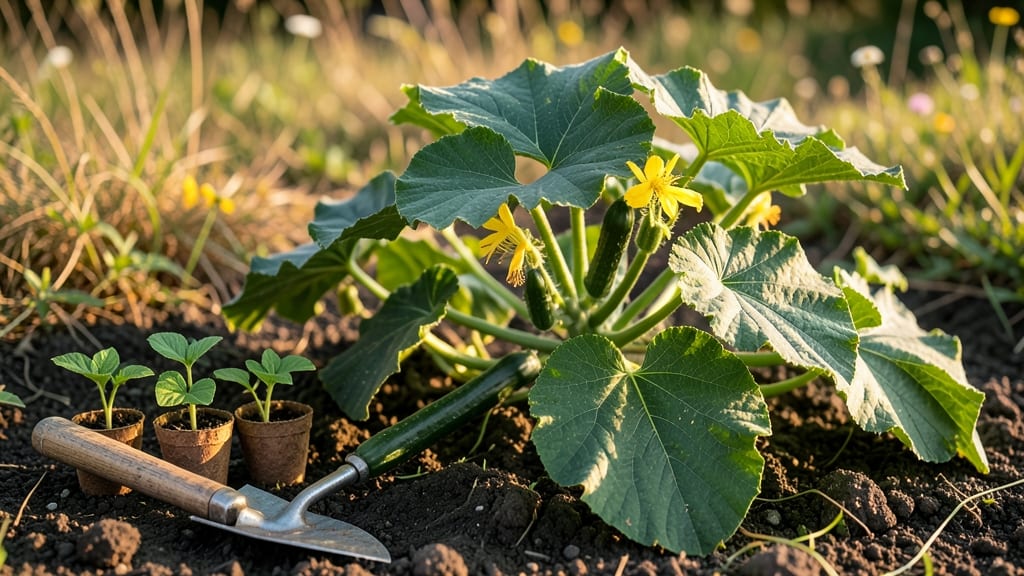 How to Plant Cucumbers in the Ground: Trellis-Friendly Spacing for Maximum Yields
