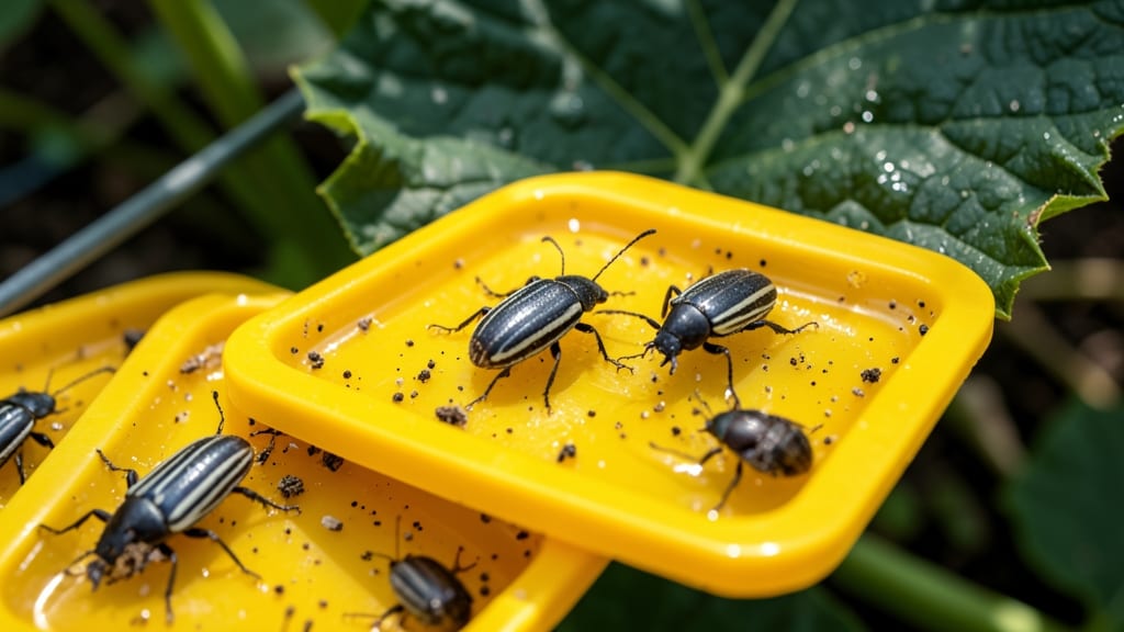 Yellow Sticky Traps For Cucumber Beetles: Knock-Out Pests Before They Devastate