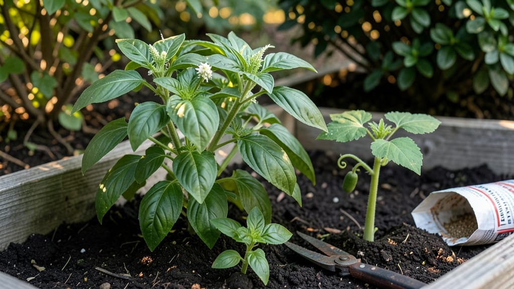 Can You Plant Basil With Cucumbers: Companion Benefits and Potential Risks Explained