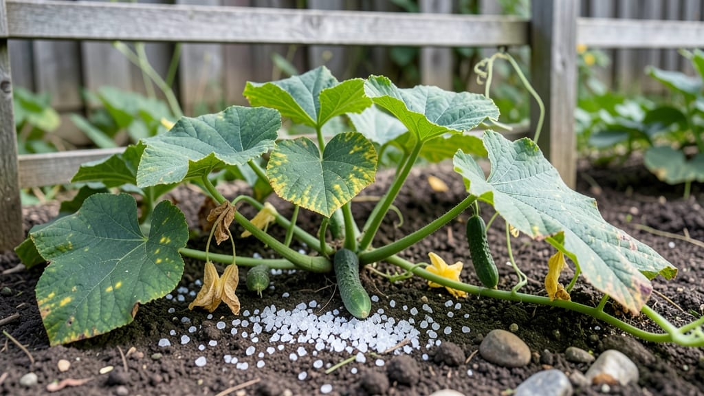 Magnesium Deficiency in Cucumbers: Quick Fix With Epsom Salt Spray