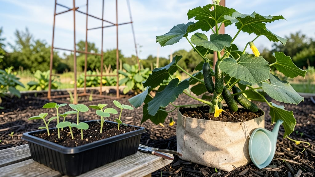 Best Way to Plant Cucumbers: Trellis Secrets for Bushier Vines