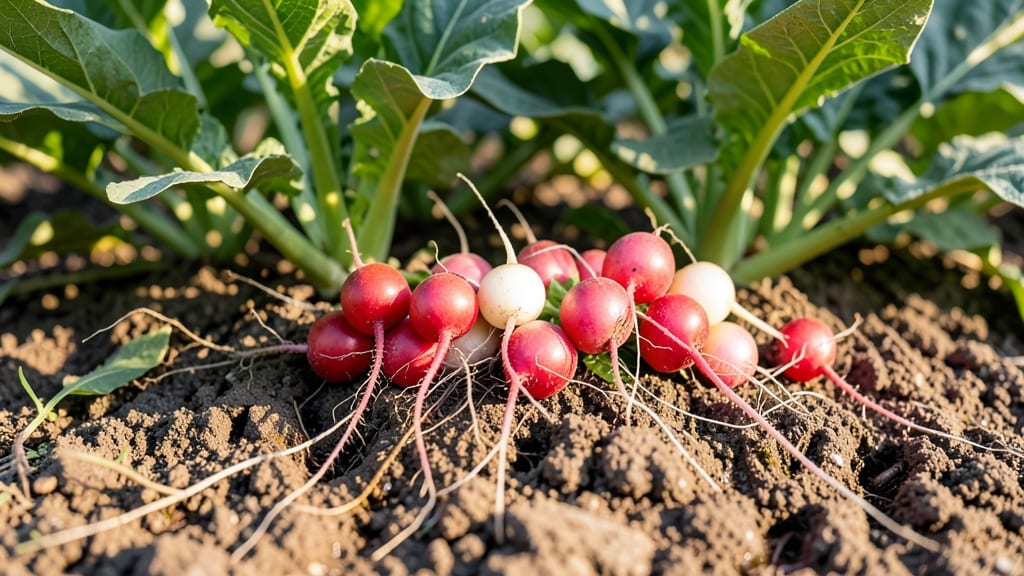 Radishes to Break Soil and Confuse Pests