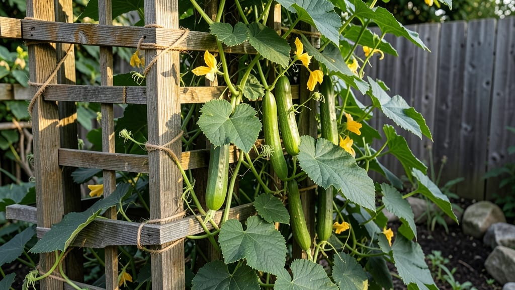 How to Make a Cucumber Trellis: Bushy Vines and Bursting Yields in 60 Days
