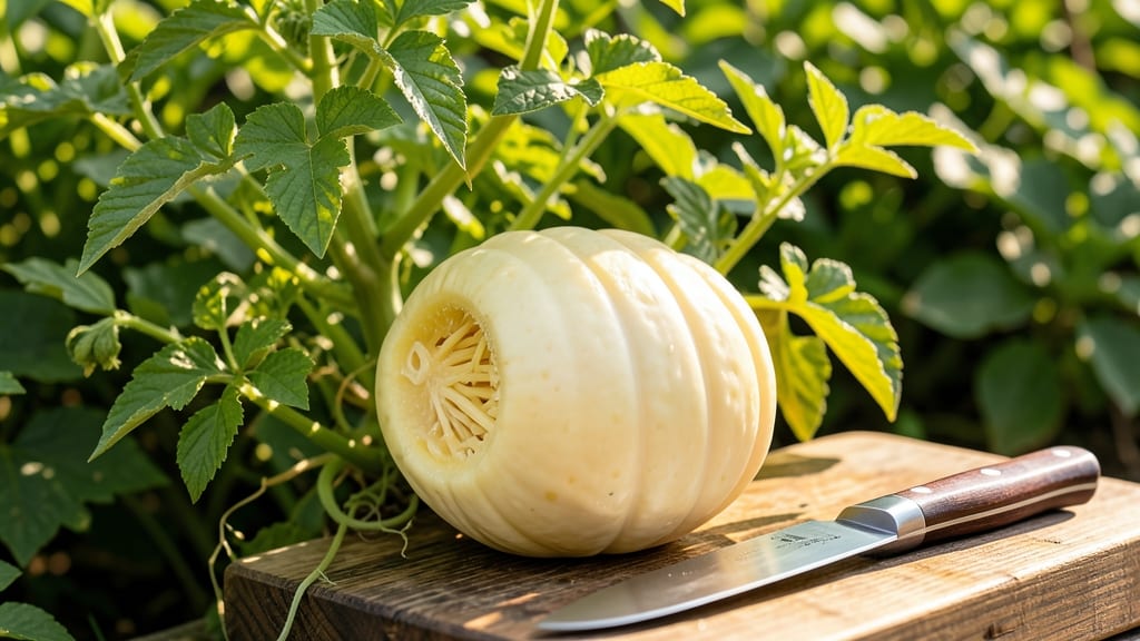 Spaghetti Squash with Compact Vines
