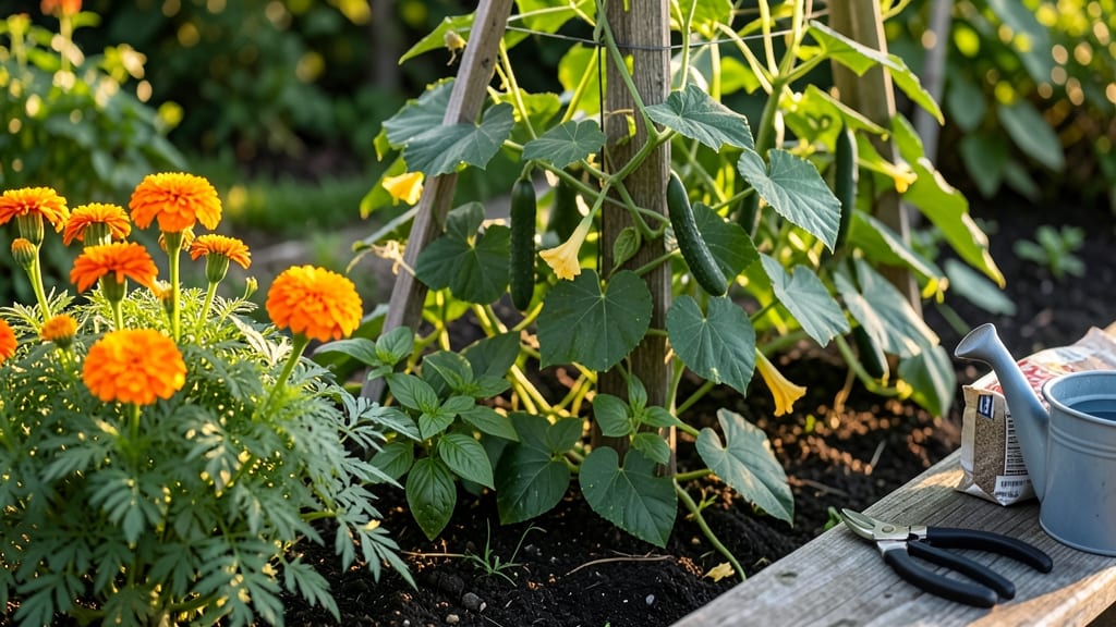 Cucumber Companion Plants Vegetables: Pest-Repelling Pairings for Thriving Gardens