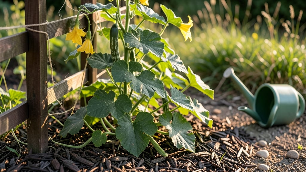 Cucumber Trellis Nearby: Maximize Vertical Space With Easy DIY Support