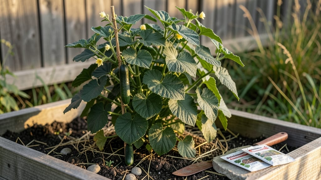 Spacemaster 80 Cucumber Seeds: High-Yield Trellis Success in 55 Days