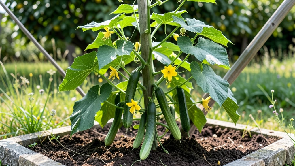 Cucumber Plant Vines: Vertical Space-Saving Growth Guide