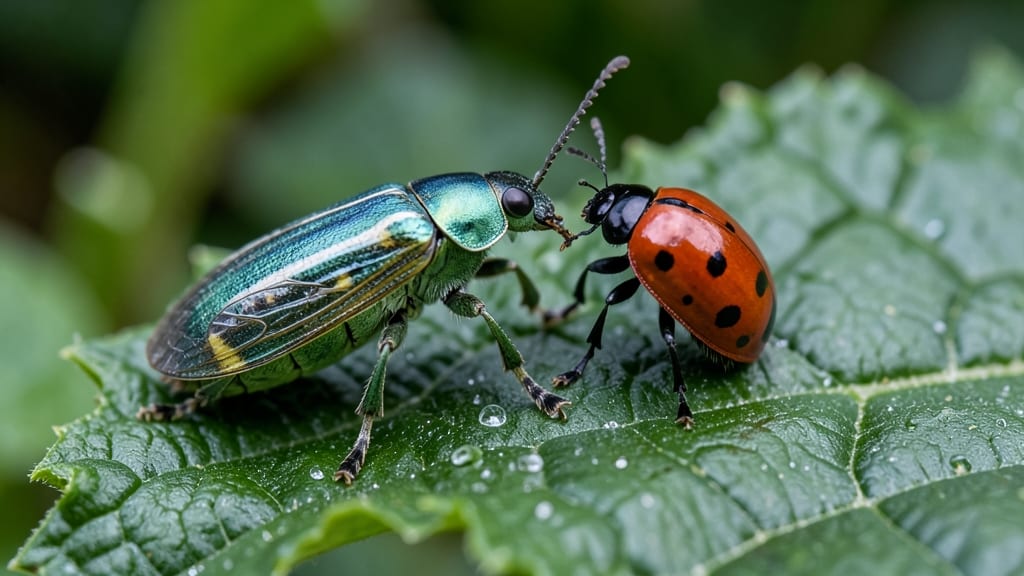Cucumber Beetle vs Ladybug: Natural Garden Allies and Their Battle for Control