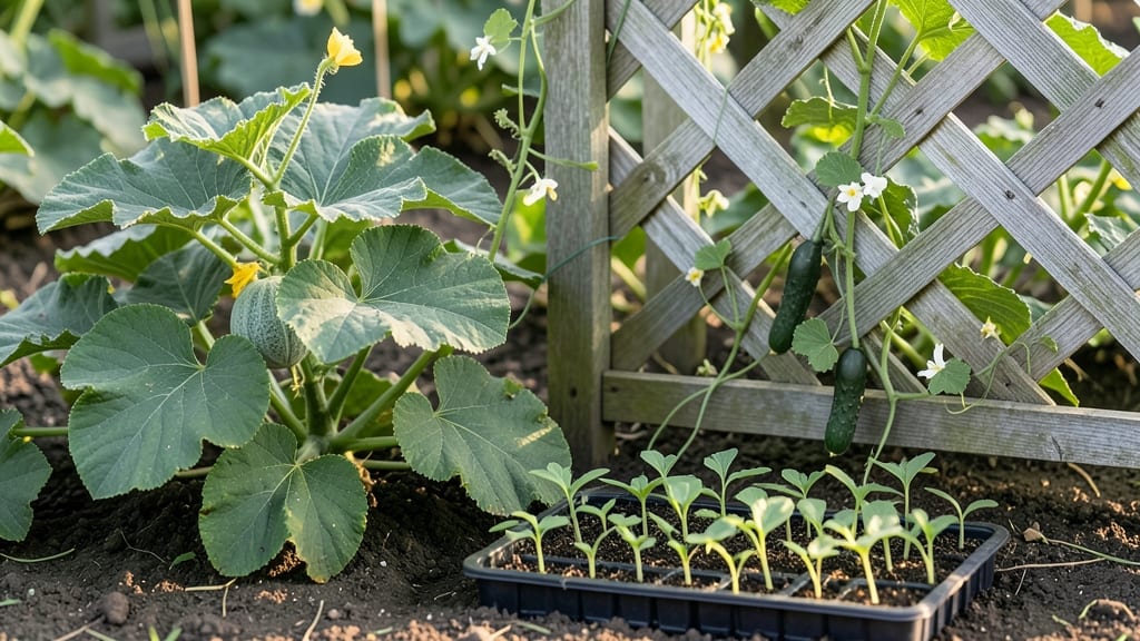 Can Cantaloupe and Cucumbers Be Planted Together: Companion Planting Rules and Expert Tips