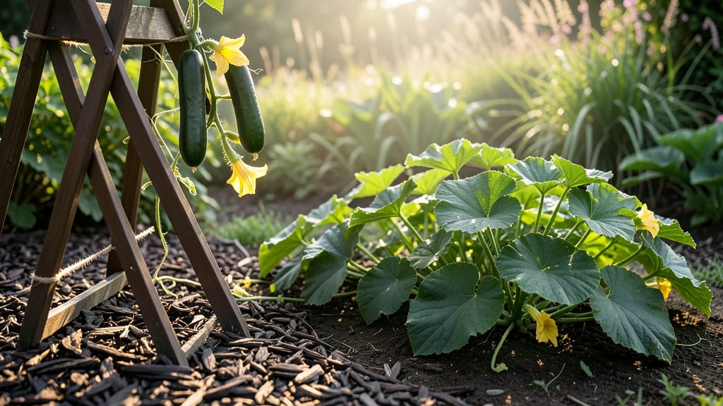 Round Cucumber Plants: Space-Saving Trellis Secrets for Bushy Harvests