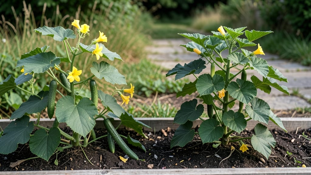 Cucumber And Zucchini Growing Guide: Pole-Trained Duo for Year-Round Abundance