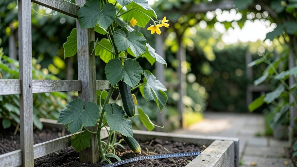 How Much Space Do Cucumbers Need: Trellis vs. Bush Layouts for Maximum Yield