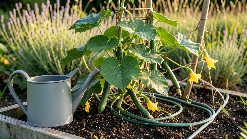 How Much to Water Cucumbers: Soil-Moisture Test Tricks for Thriving Vines