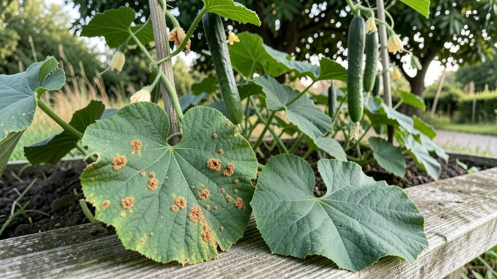 Rust on Cucumbers: Copper Spray Cure for Fungal Spots Fast