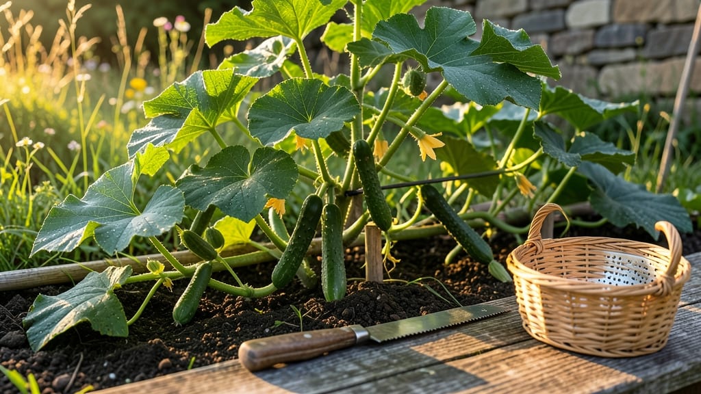 When to Pick Cucumbers From Garden: 3 Size-Color Checks for Crisp, Seedless Harvests