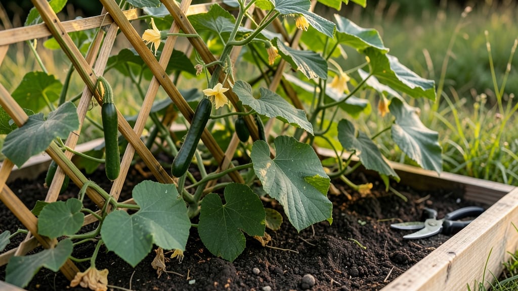 Do Burpless Cucumbers Need a Trellis: Space-Saving Tips for Bush or Vine Growth