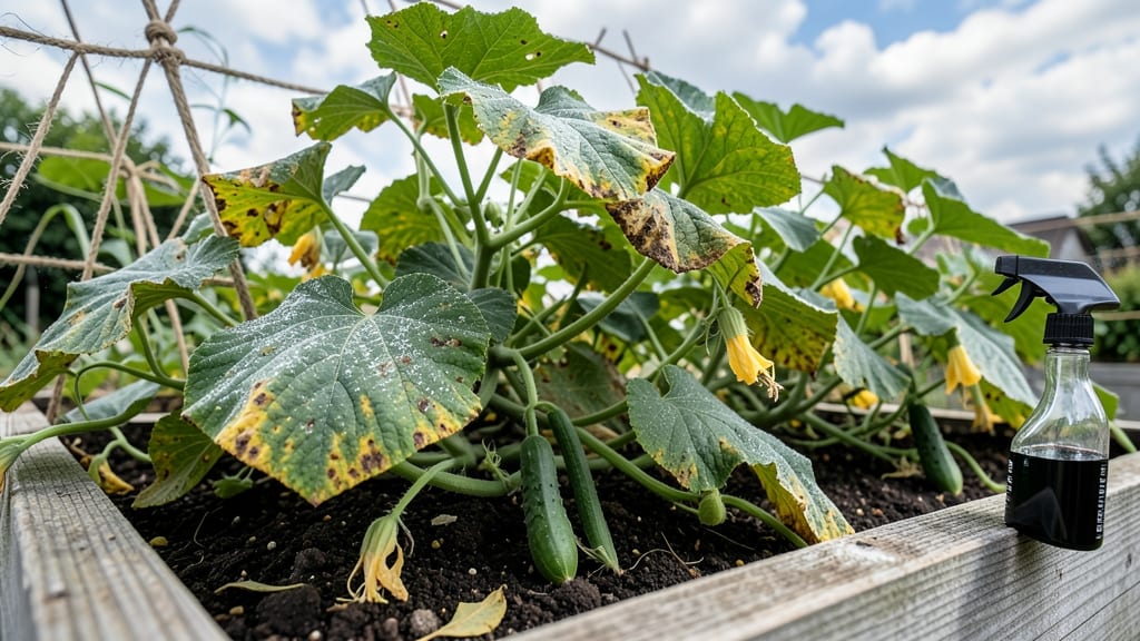 Fungus on Cucumber Leaves: Organic Spray Fix for Healthy Plants
