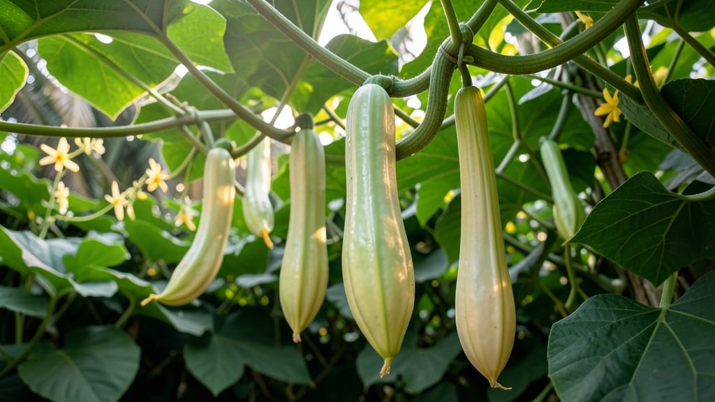 Snake Gourd for Tropical Gardens