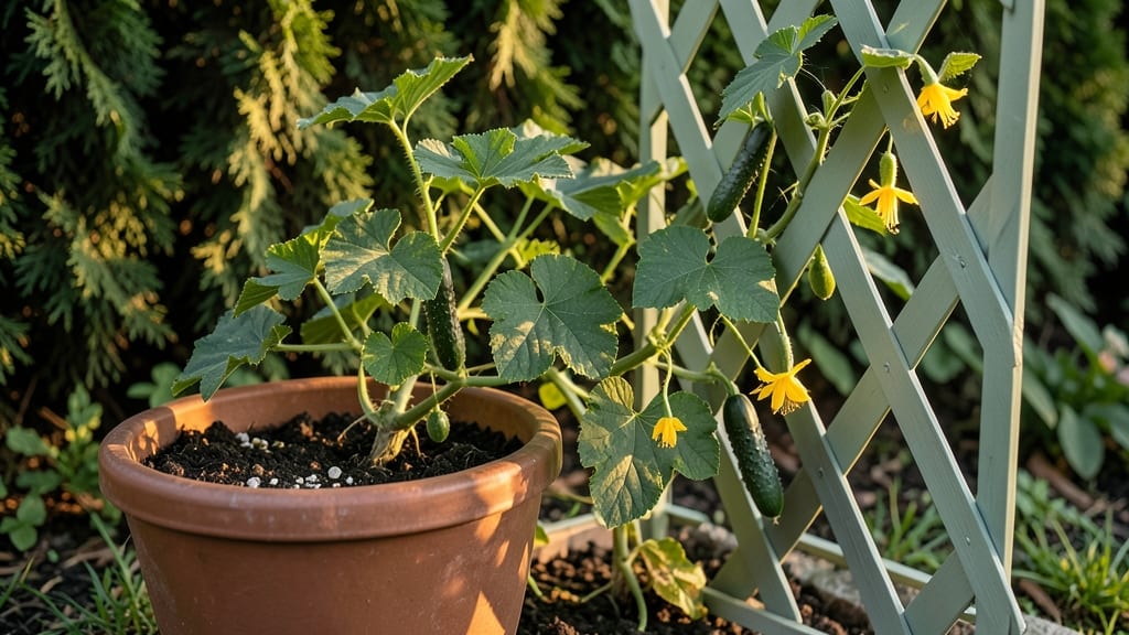 Patio Cucumber Plants: Trellis-Friendly Varieties for Compact Gardens