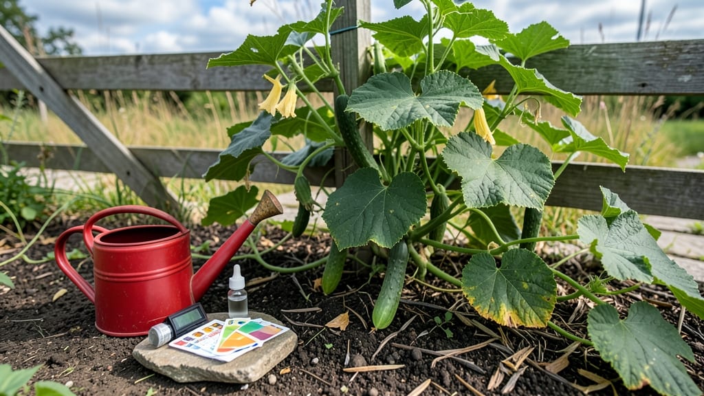 Cucumber Plant Leaves Turning Yellow: Nutrient Deficiency Fix in 3 Steps