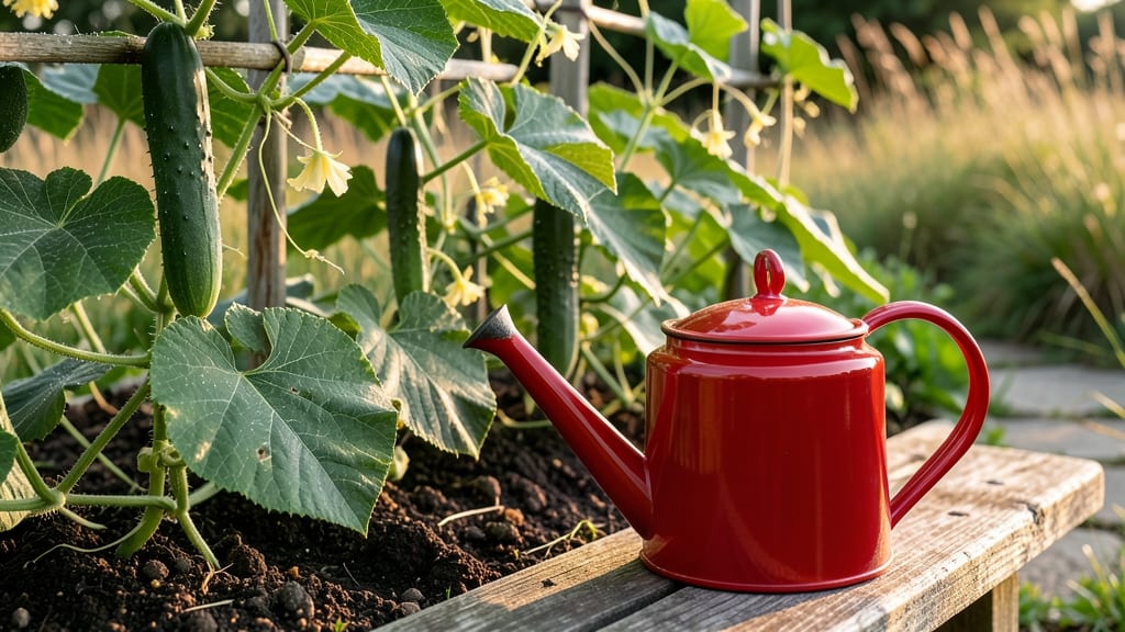 How Often to Water Cucumber Plants: Soil Check Method for Thriving Vines
