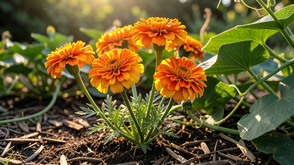 Marigolds for Natural Pest Deterrence