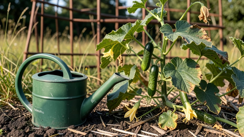 Scorched Cucumber Leaves: Quick Fix for Revived Plants