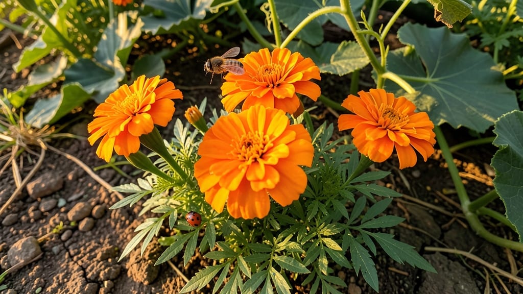 Marigolds for Pest Deterrence and Soil Health