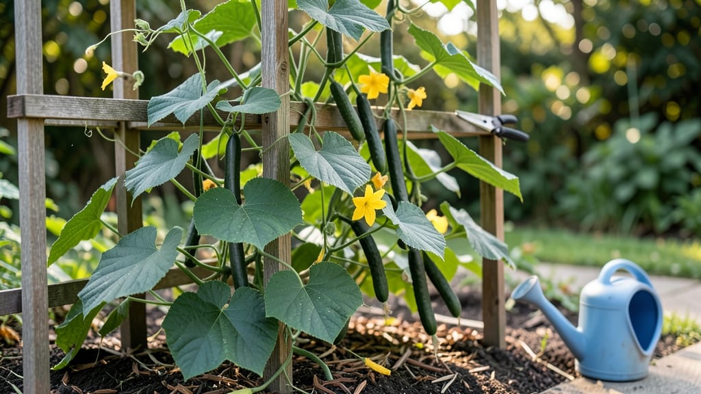 English Long Cucumber Seeds: Trellis-Friendly Variety for Space-Saving Harvests