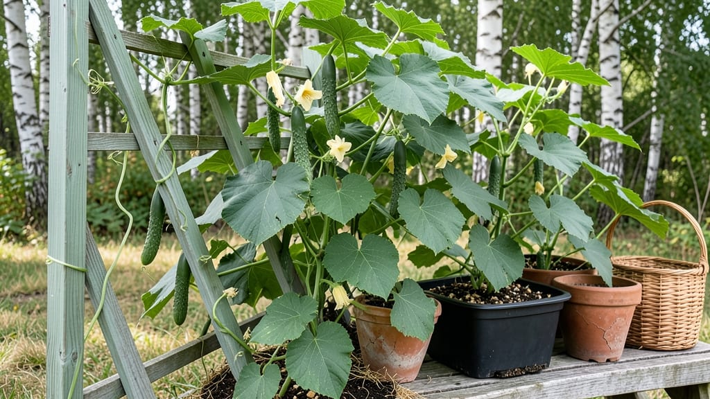 What Size Pot Do Cucumbers Need: Minimum 12-Inch Depth for Bush Types