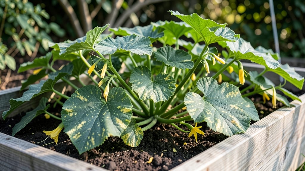 Pale Cucumber Leaves Recipe: Revitalizing Stems for Bushier Harvests