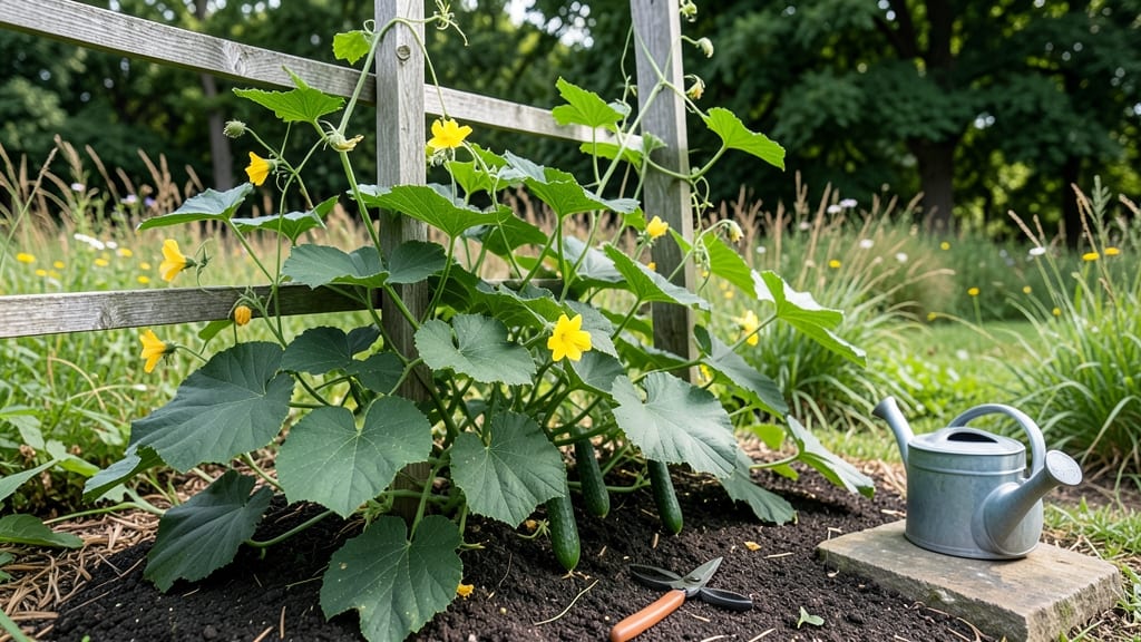 National Pickling Cucumber Plants: Bushy Vines and Crunchy Harvests in 55 Days