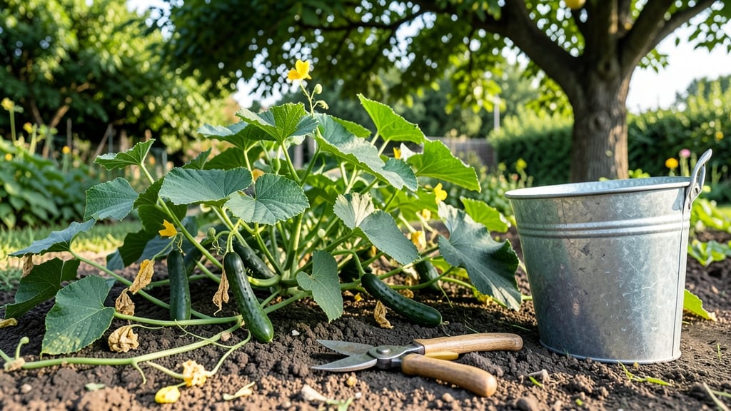 Cucumbers Drying Up on Vine: 3 Quick Fixes to Save Your Harvest