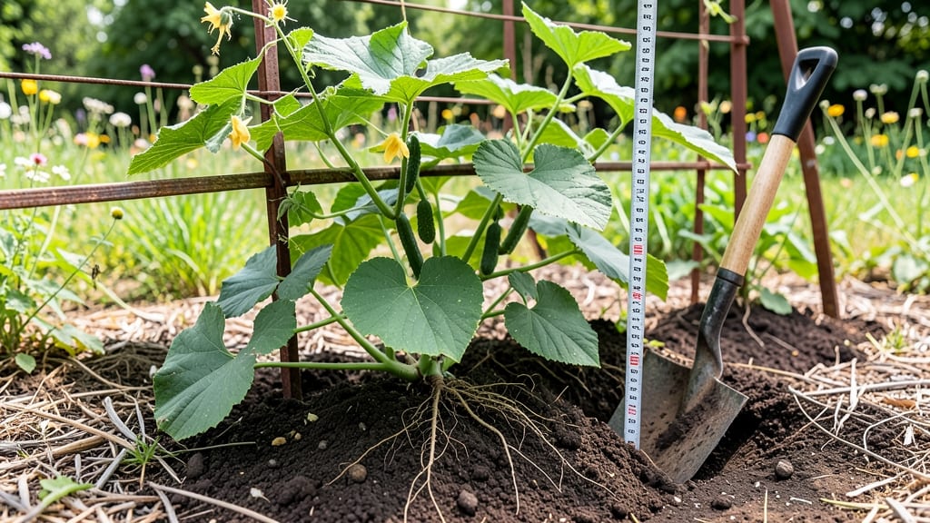 How Deep Are Cucumber Roots: Planting Depth Guide for Healthy Growth