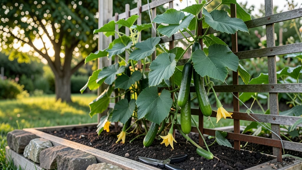 Can Cucumbers Grow Up a Trellis: 4 Key Varieties That Thrive Vertically